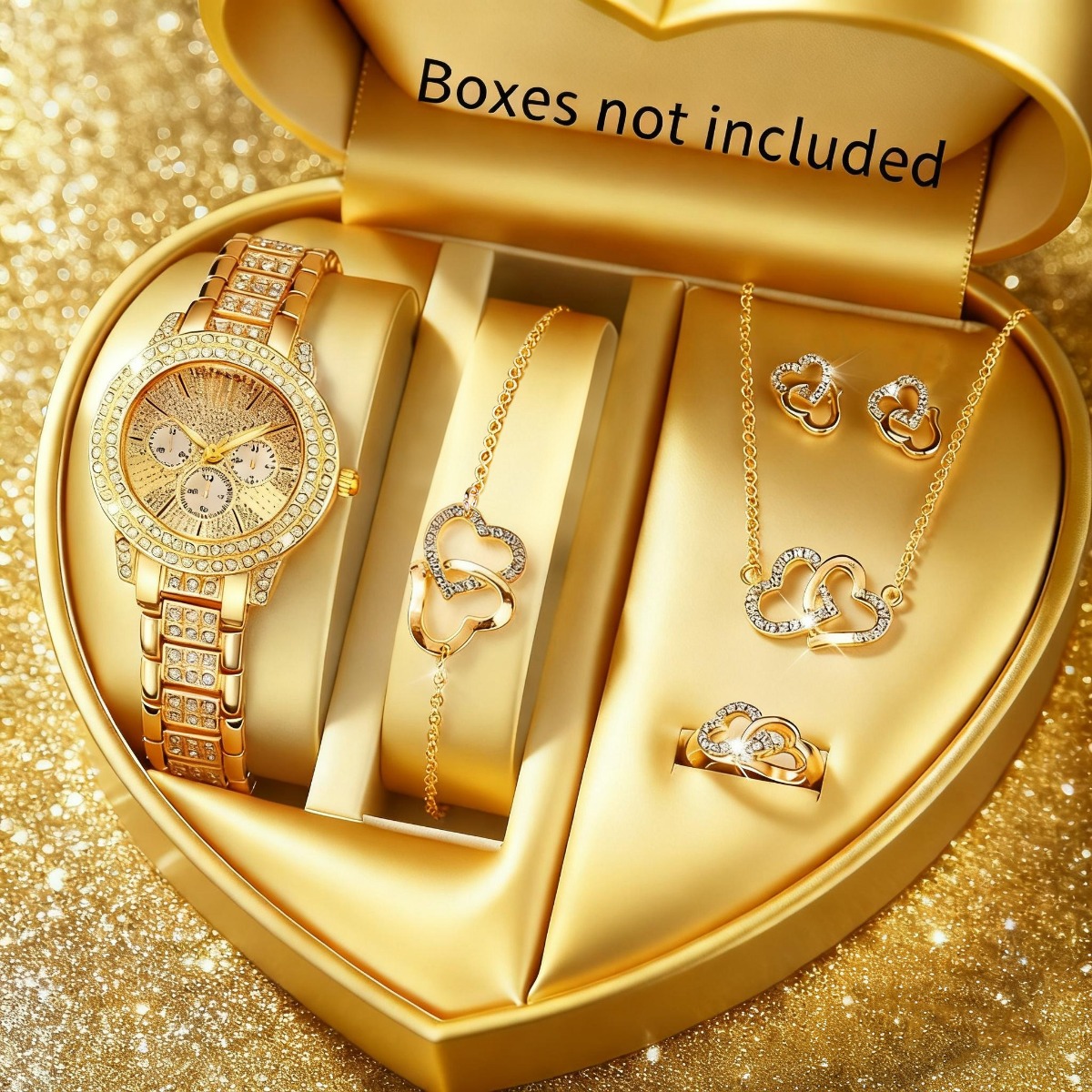Luxury Watch Kids - 6 pièces de luxe strass femmes