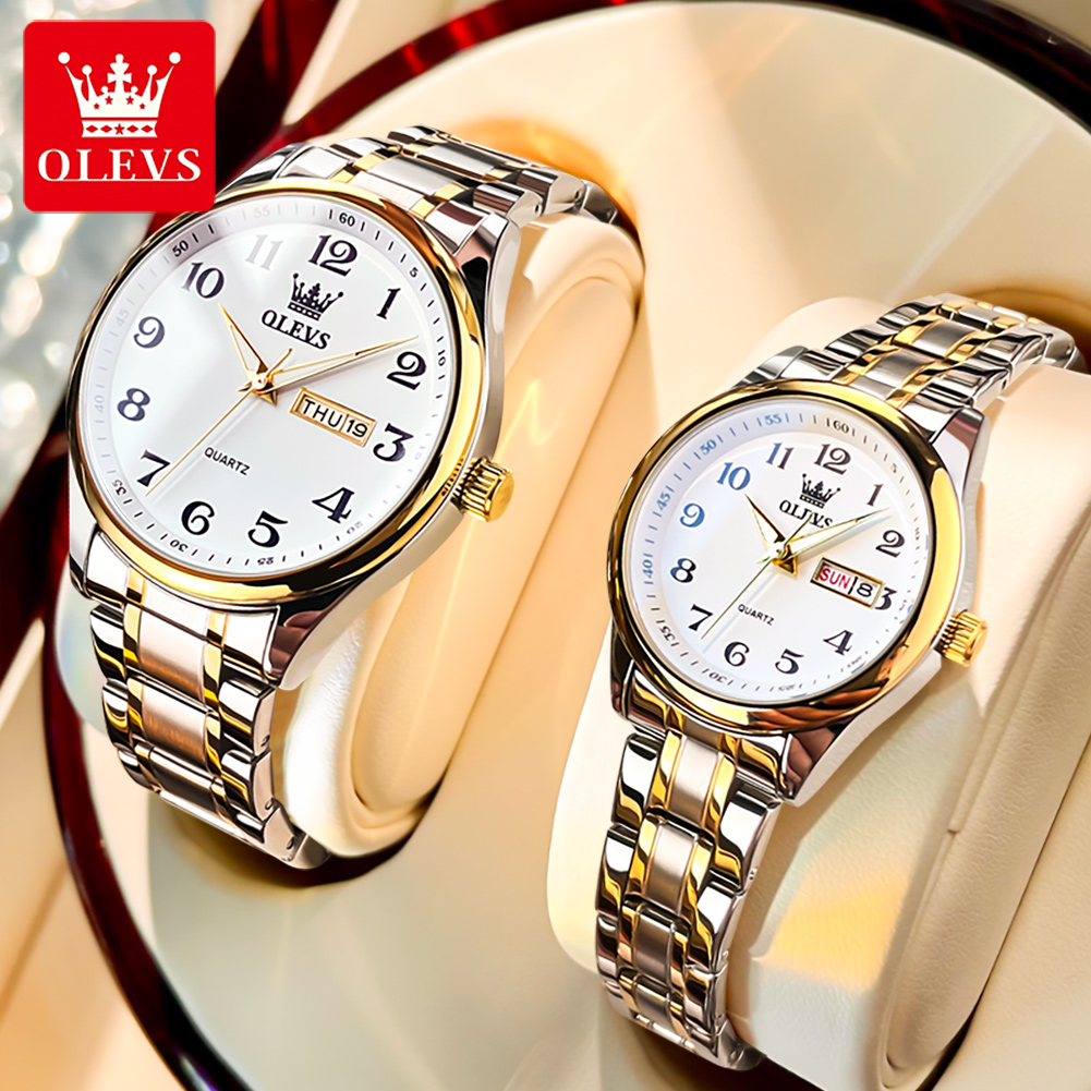Luxury Watch Wallpaper - OLEVS nouvelle mode Couple montre pour