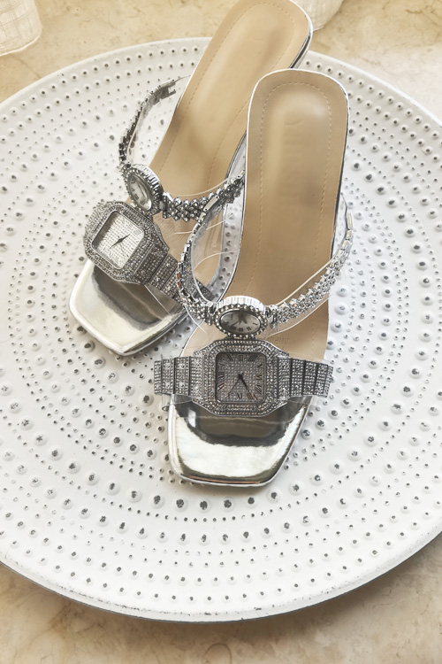 Luxury Watch For Women - Sandales à talons hauts pour femmes,