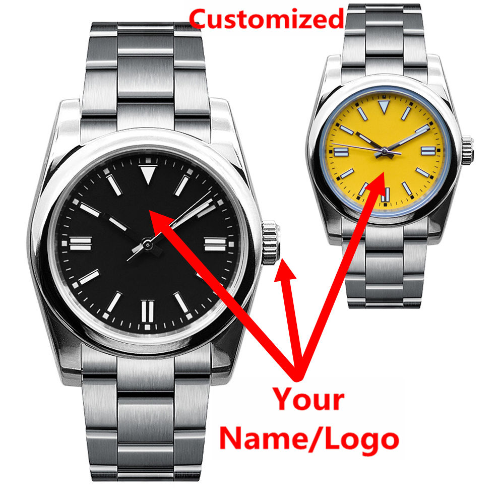 Luxury Watch Deals - Montre homme personnalisée avec logo, saphir,