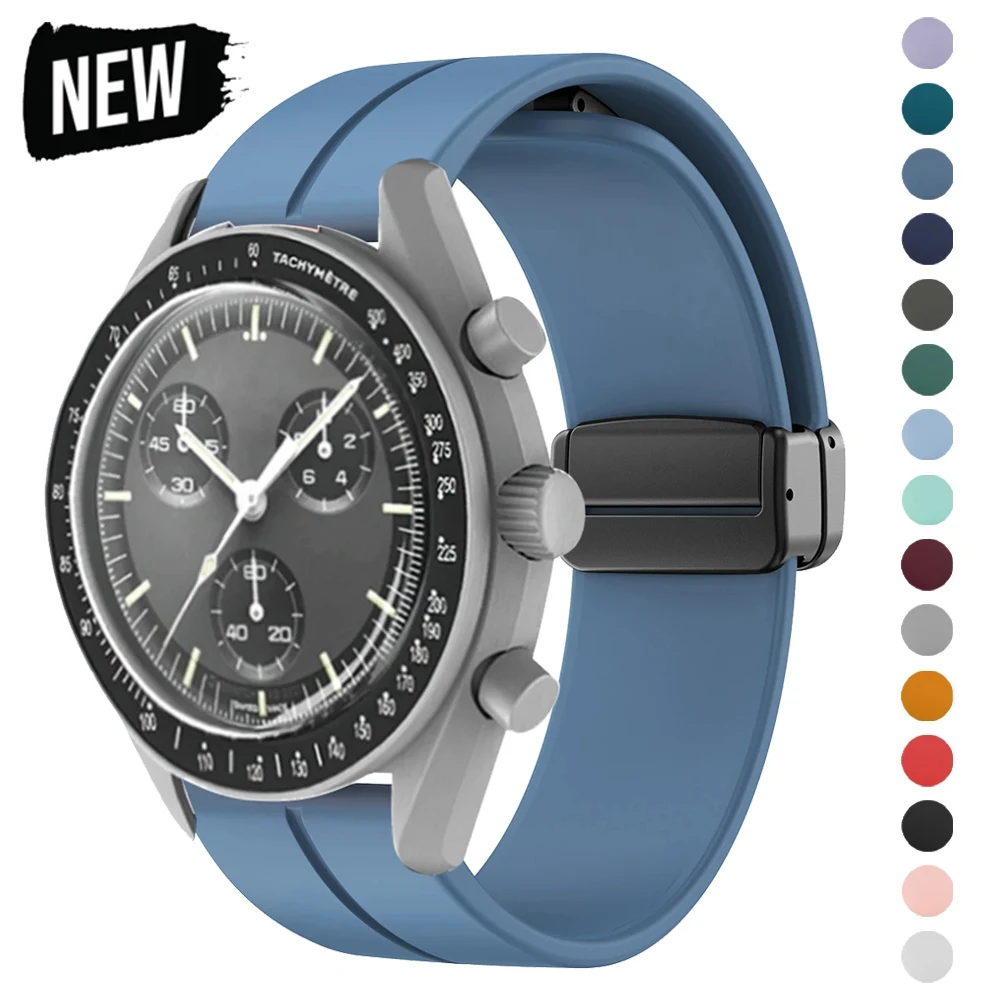 Luxury Watch Omega - Bracelet en silicone pour Omega X