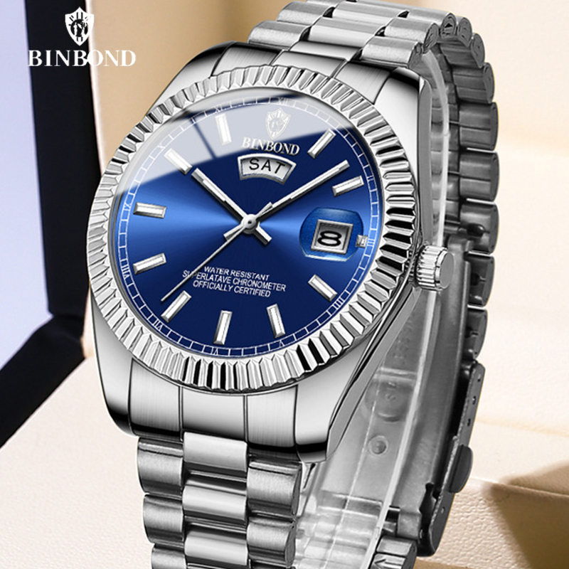 BINBOND B7012 hommes mode affa - Luxury Watch Omega avis et prix