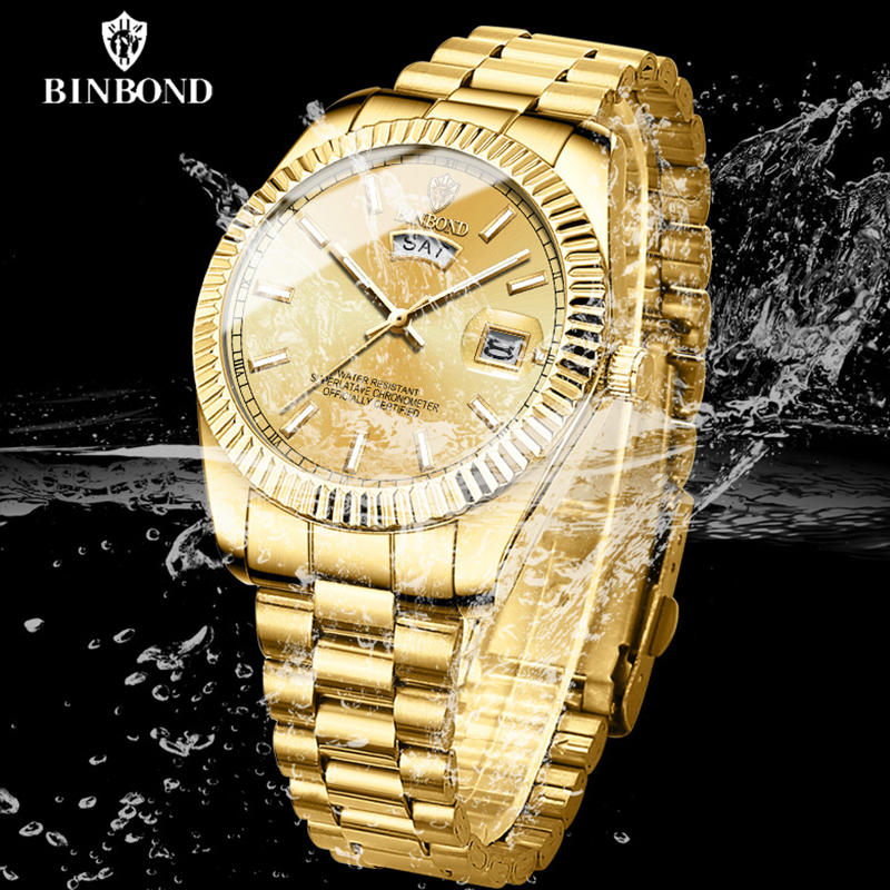 BINBOND B7012 hommes mode affa - Luxury Watch Omega avis et prix