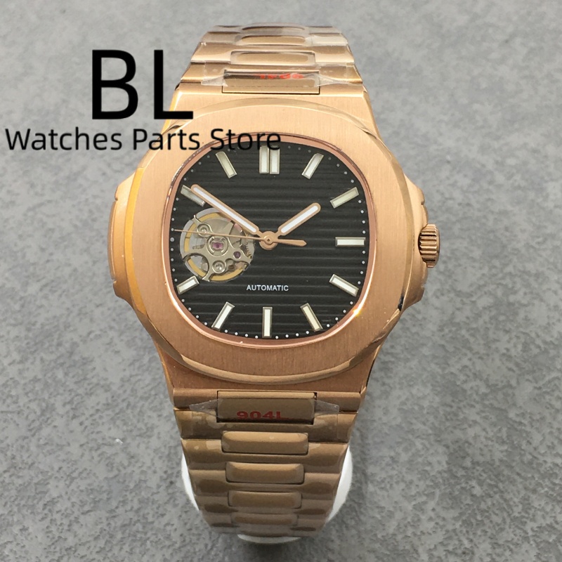 BLIGER 40MM carré or Rose NH38 - Patek Philippe Watch Nautilus avis et prix