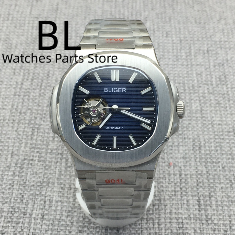 BLIGER 40MM carré or Rose NH38 - Patek Philippe Watch Nautilus avis et prix