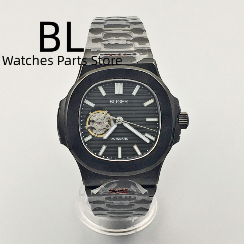 BLIGER 40MM carré or Rose NH38 - Patek Philippe Watch Nautilus avis et prix
