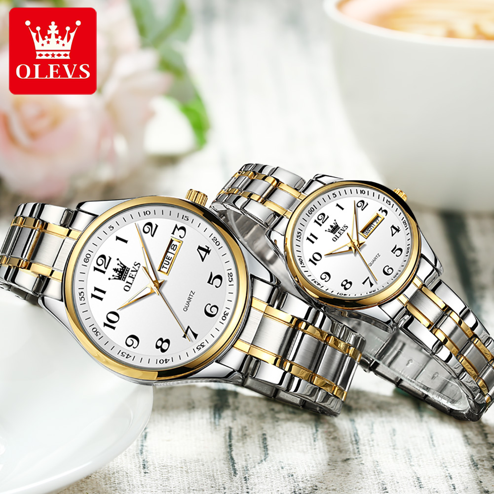 OLEVS nouvelle mode Couple mon - Luxury Watch Wallpaper avis et prix