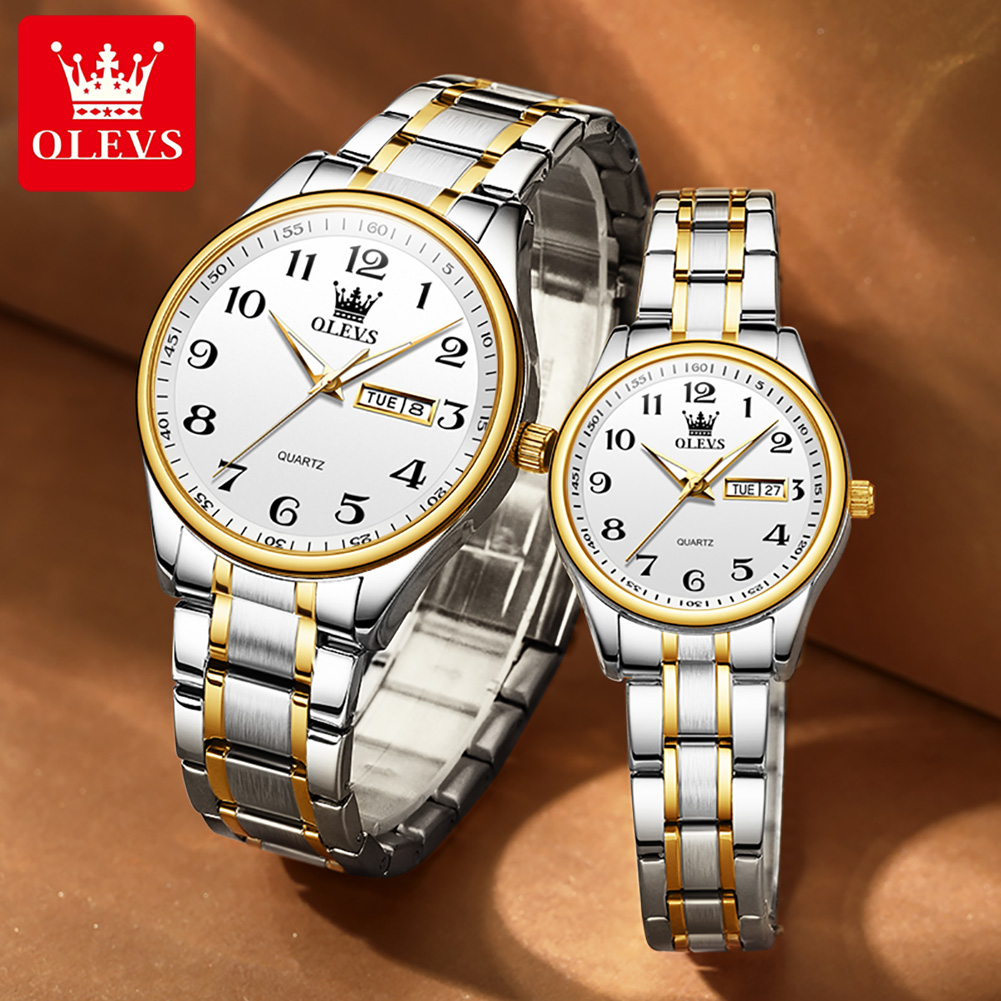 OLEVS nouvelle mode Couple mon - Luxury Watch Wallpaper avis et prix