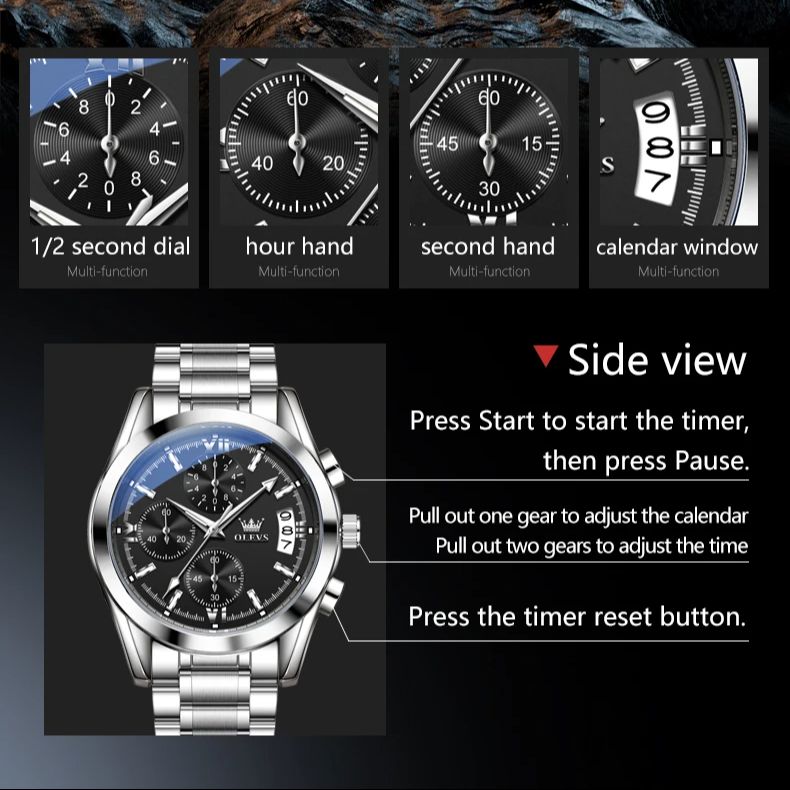 OLEVS 2987 Original hommes mon - Luxury Watch Zone avis et prix
