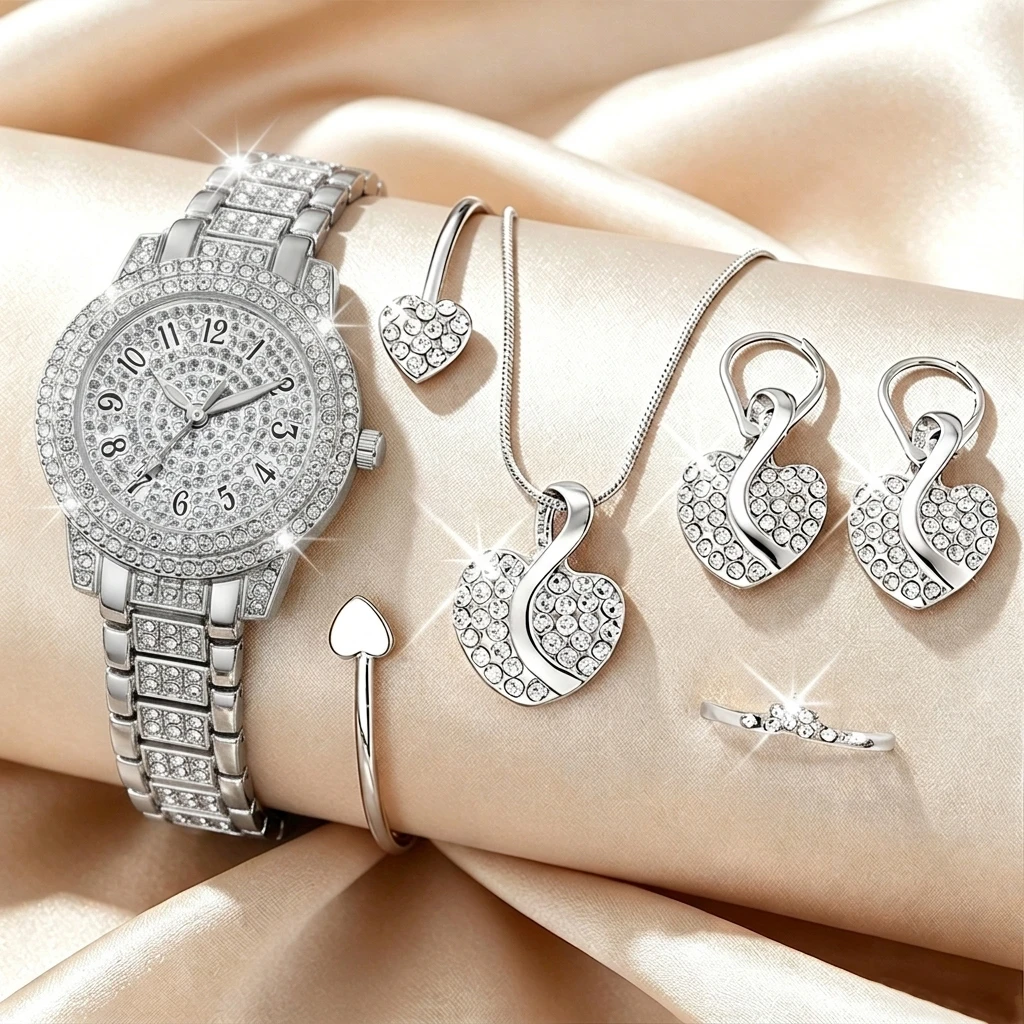 Ensemble de 6 montres pour fem - Open Heart Watch avis et prix
